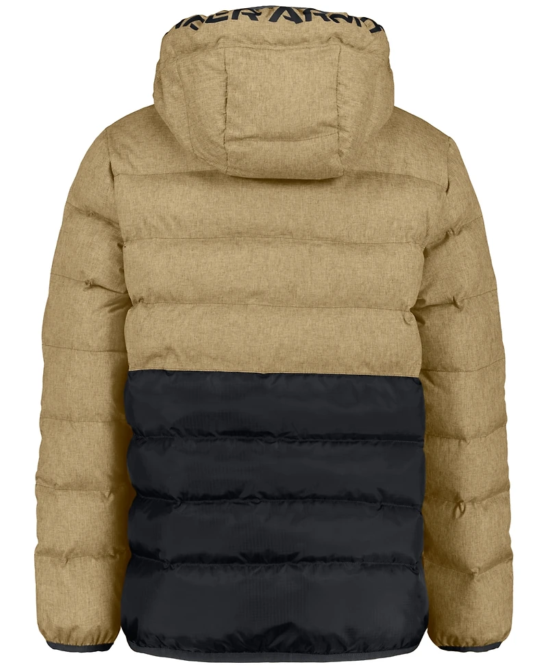 Under Armour Big Boys Pronto Color Block Full Zip Puffer Jacket