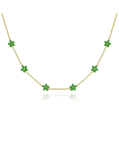 Anna Zuckerman Petit Rosie Green Necklace