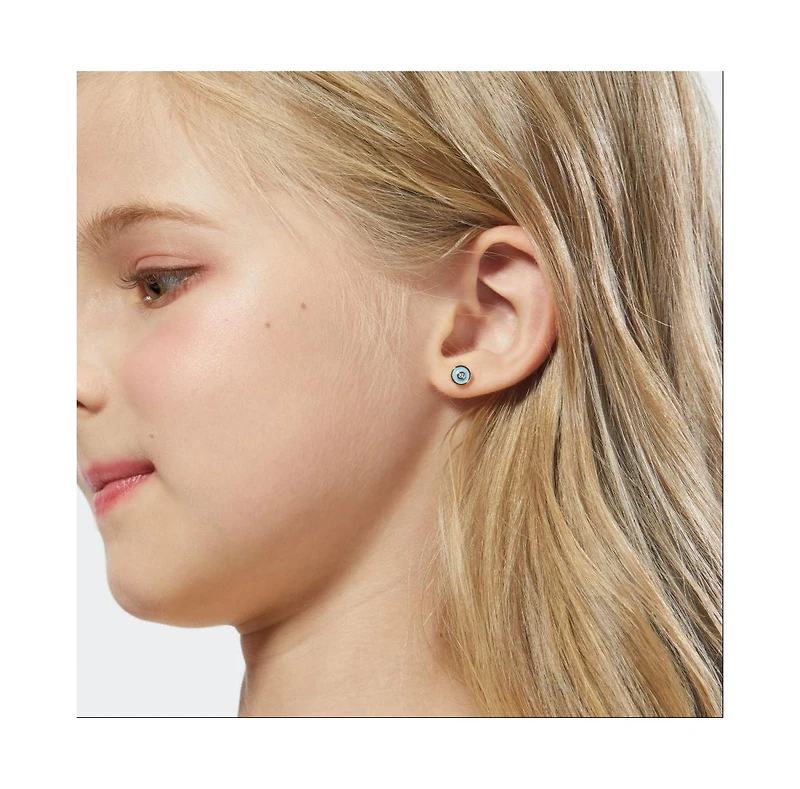 Anna Zuckerman Petit Bubble Earrings in Sky Blue