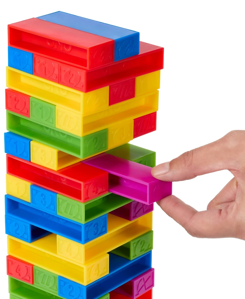 Mattel Uno Stacko Game for Kids and Family