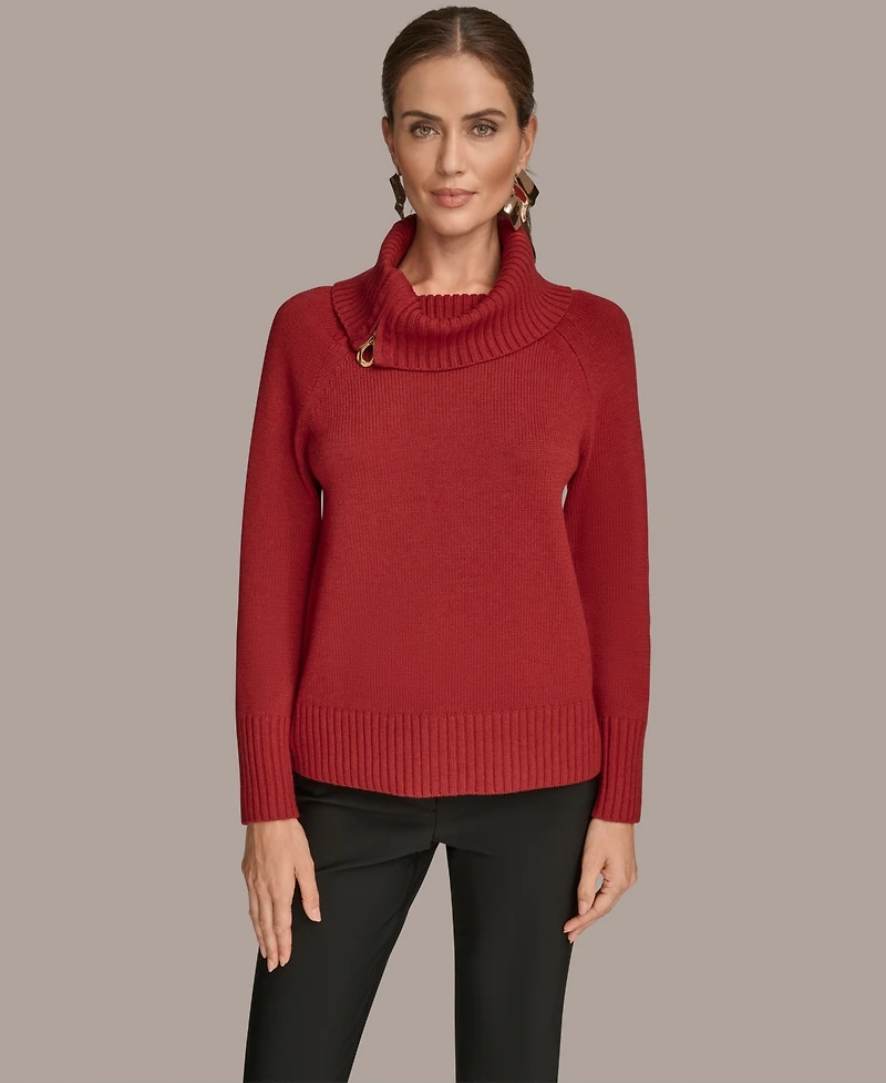 Donna Karan New York Women's Asymmetric Sweater