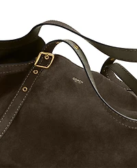 Coach Women's Suede Gramercy Medium Tote Bag