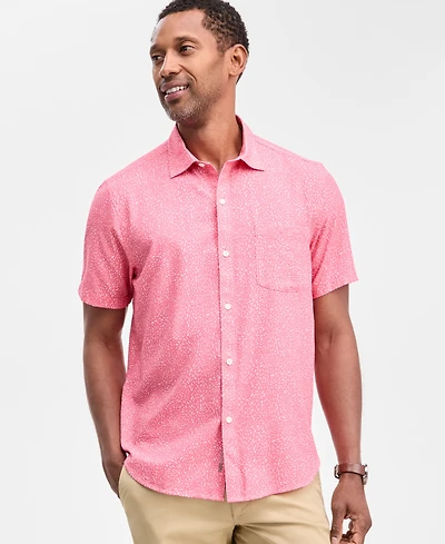 Tommy Bahama Men's Coast Dot Drift Printed Short-Sleeve Shirt