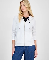Nautica Jeans Women's Solid Zip-Front Hoodie, Online Only