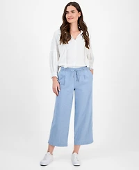 Nautica Jeans Women's Cotton Mid-Rise Ankle Pants