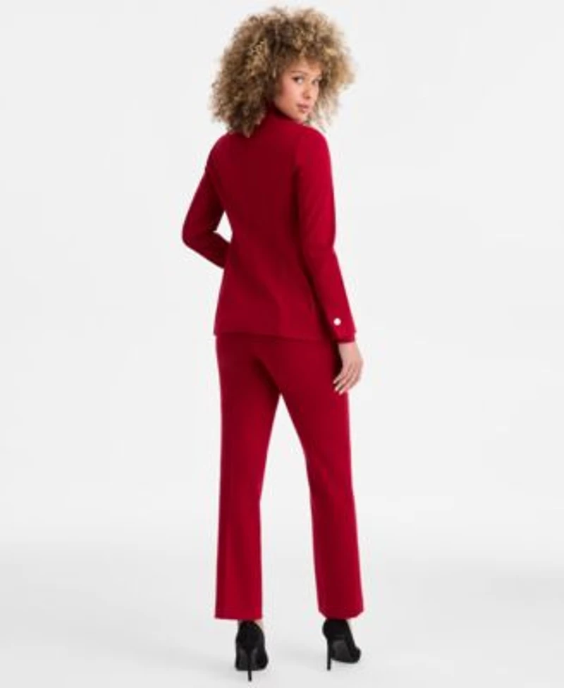 Anne Klein Blazer Turtleneck Pants