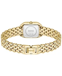 Hugo Boss Women's Mae Petite Quartz Basic Mini Ionic Plated Thin Gold Steel Watch