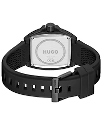 Hugo Boss Men's Hugo Id Quartz Basic Calendar Silicone Watch