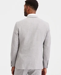 Michael Kors Men's Classic-Fit Double Breasted Mini Houndstooth Suit Separate Jacket