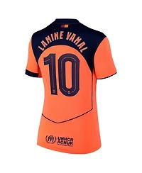 Nike Women's Lamine Yamal Orange Barcelona 2025/26 Third Replica Player Jersey