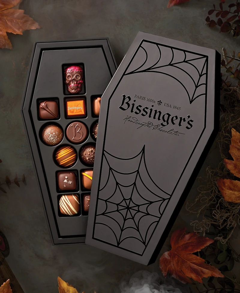 Halloween Coffin Box of Assorted Chocolates, 13 Piece