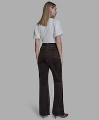 Bcbg Women's Wide Leg Corduroy Pants