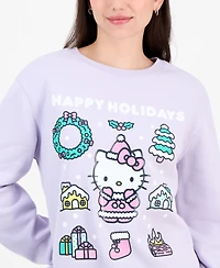 Love Tribe Juniors' Hello Kitty Happy Holidays Sweatshirt