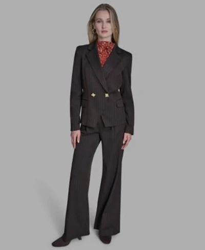 Bcbg Suits Jacket Blouse Wide Leg Pants