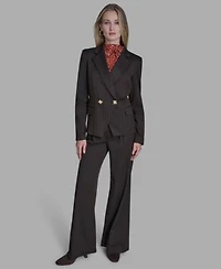 Bcbg Suits Jacket Blouse Wide Leg Pants