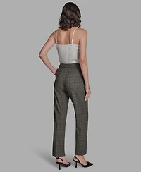 Bcbg Women's Pleated Wide Leg Full Length Pants
