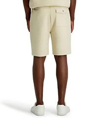Karl Lagerfeld Paris Men's Triangle Pattern Textured Shorts