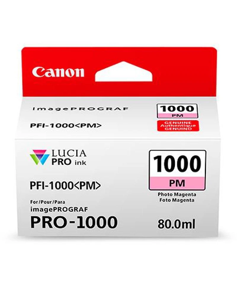 Canon 2 Pack Pfi-1000PM Photo Magenta Lucia Pro ink for imagePROGRAF Pro-1000