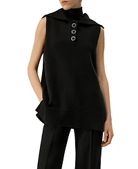 Lilysilk Vintage-Inspired Sailor Collar Top