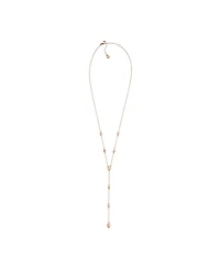 Skagen Women's Anja Pebble Rose Gold Stainless Steel Y Necklace