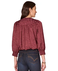 Democracy Women's V-Neck Long Sleeve Top