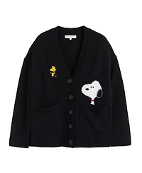 Chinti & Parker Women's Wool-Cashmere Peek Pocket Cardigan
