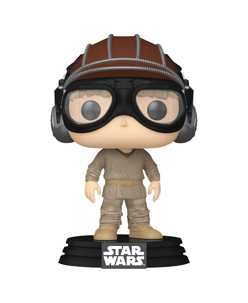 Funko Star Wars Anakin Skywalker Wearing A Pod Racer Helmet 698 Pop Bobblehead Vinyl Figure