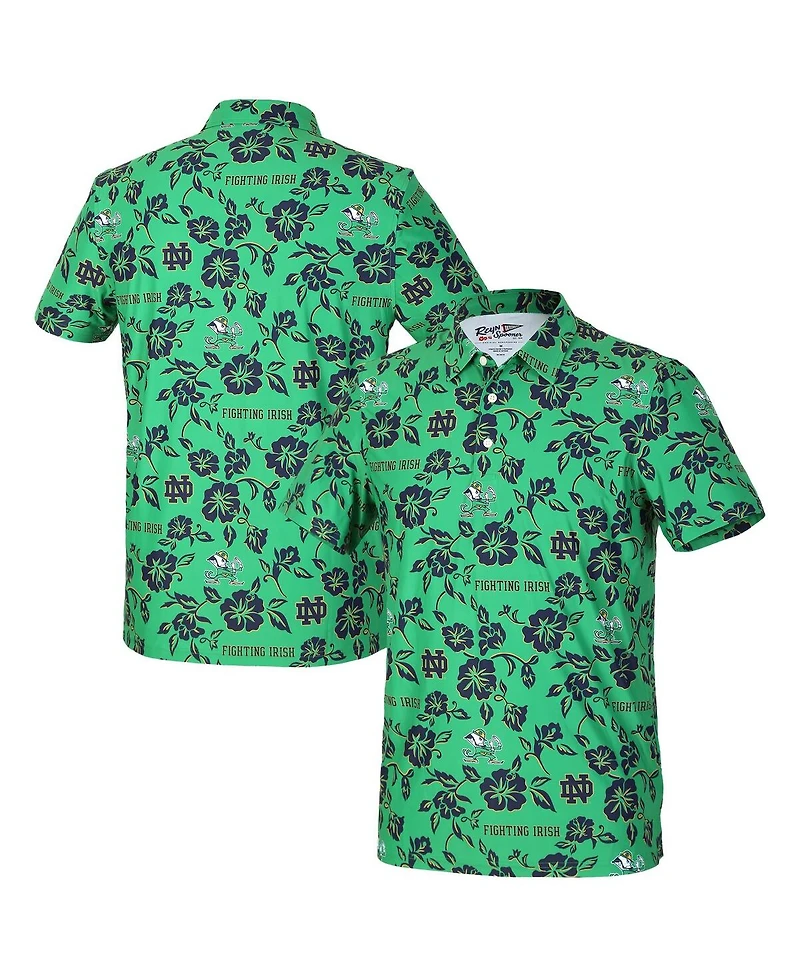 Reyn Spooner Men's Kelly Green Notre Dame Fighting Irish Pua Performance Polo Shirt
