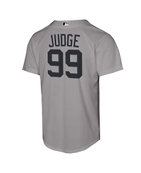 Nike Big Boys and Girls Aaron Judge Gray New York Yankees Road Replica Jersey