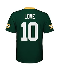 Outerstuff Preschool Jordan Love Green Bay Packers Replica Player Jersey