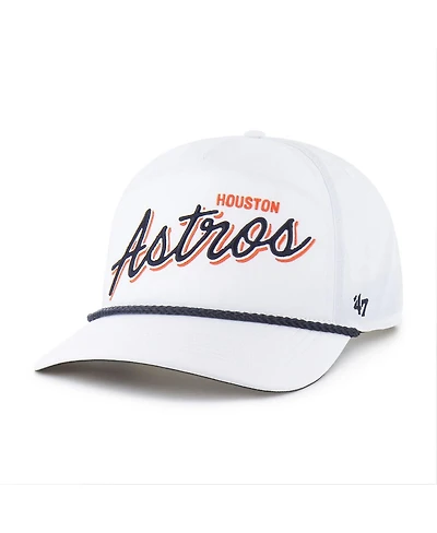 '47 Brand Men's White Houston Astros Brrr Fairway Hitch Adjustable Hat