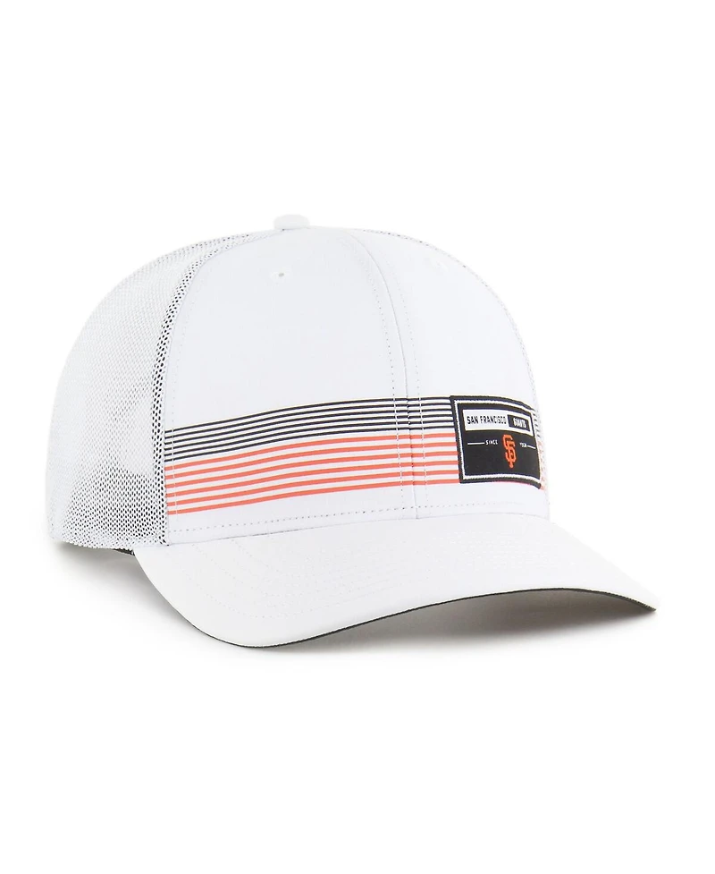 '47 Brand Men's White San Francisco Giants Rangefinder Brrr Trucker Adjustable Hat