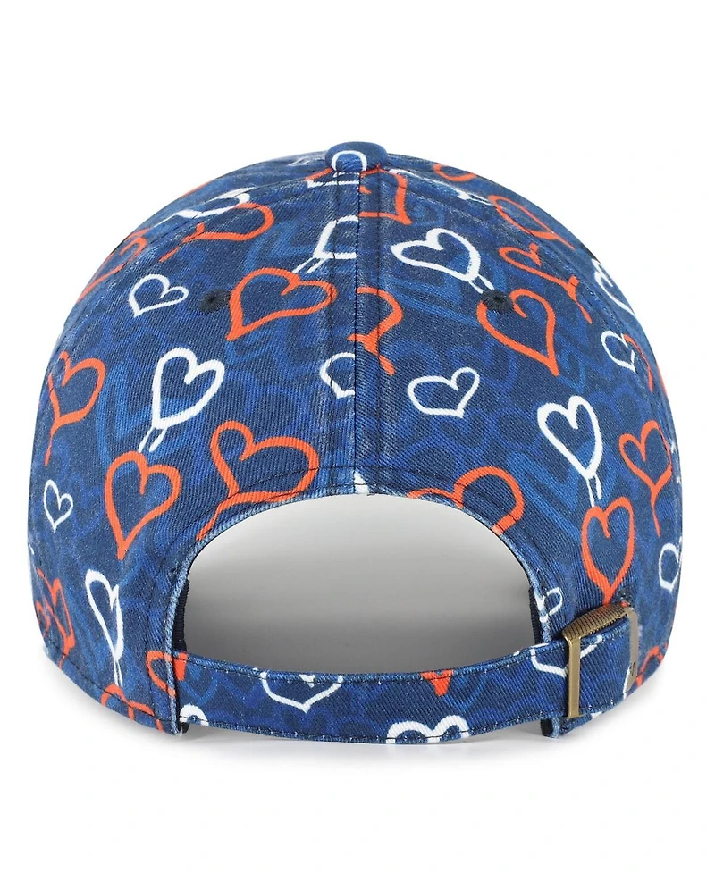 '47 Brand Girls Preschool Navy Chicago Bears Mural Clean Up Adjustable Hat