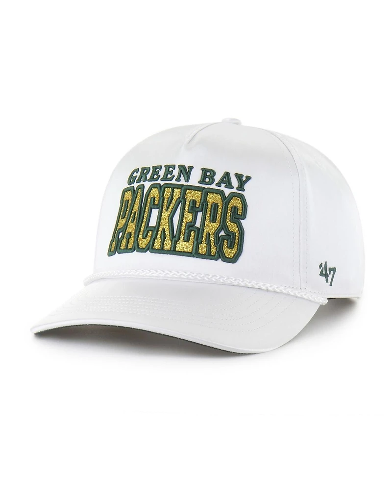 '47 Brand Women's White Green Bay Packers Outspoken Hitch Adjustable Hat