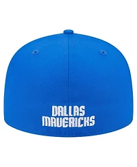 New Era Men's Blue Dallas Mavericks Deceptor 59FIFTY Fitted Hat