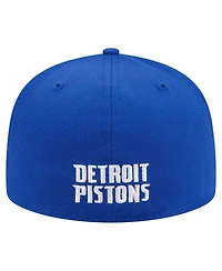 New Era Men's Blue Detroit Pistons Deceptor 59FIFTY Fitted Hat