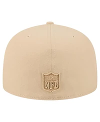New Era Men's Light Beige Miami Dolphins Color Pack A-Frame 59FIFTY Fitted Hat