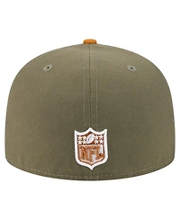 New Era Men's Olive/Brown Buffalo Bills Color Pack A-Frame 59FIFTY Fitted Hat