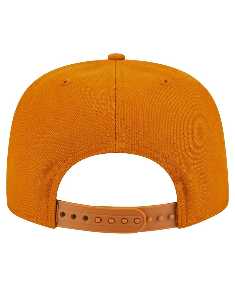 New Era Men's Brown Houston Texans Color Pack A-Frame 9FIFTY Snapback Hat