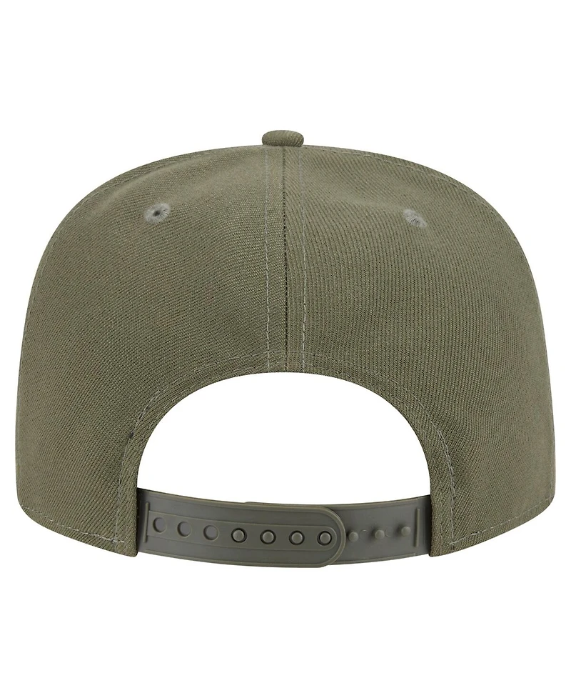 New Era Men's Olive Seattle Seahawks Color Pack A-Frame 9FIFTY Snapback Hat