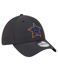 New Era Men's Black Houston Astros Night 39THIRTY Flex Hat