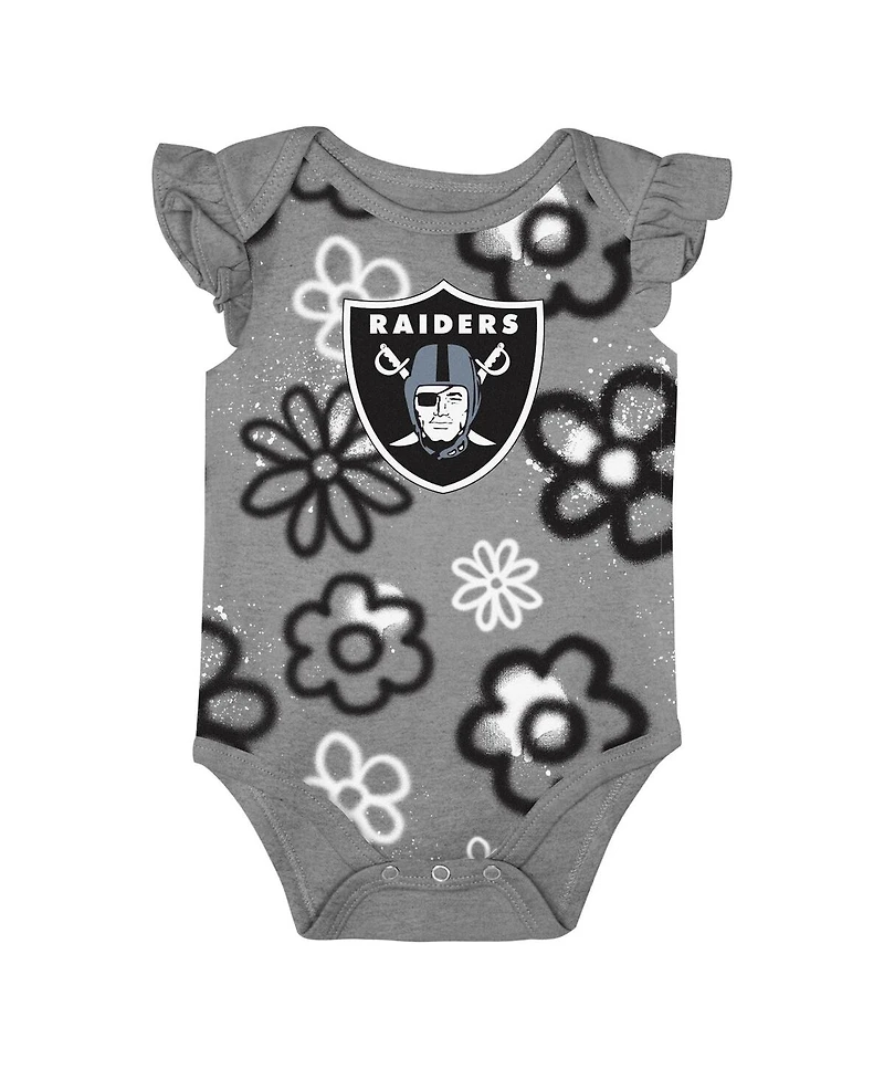 Outerstuff Baby Boys and Girls 2-Piece Las Vegas Raiders The Sunshine Bodysuit Set
