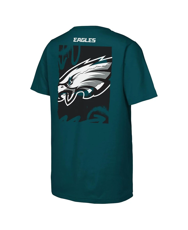 Outerstuff Big Boys and Girls Green Philadelphia Eagles Posterize T-Shirt