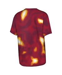Outerstuff Big Boys and Girls Burgundy Washington Commanders End Zone Dri-Tek T-Shirt