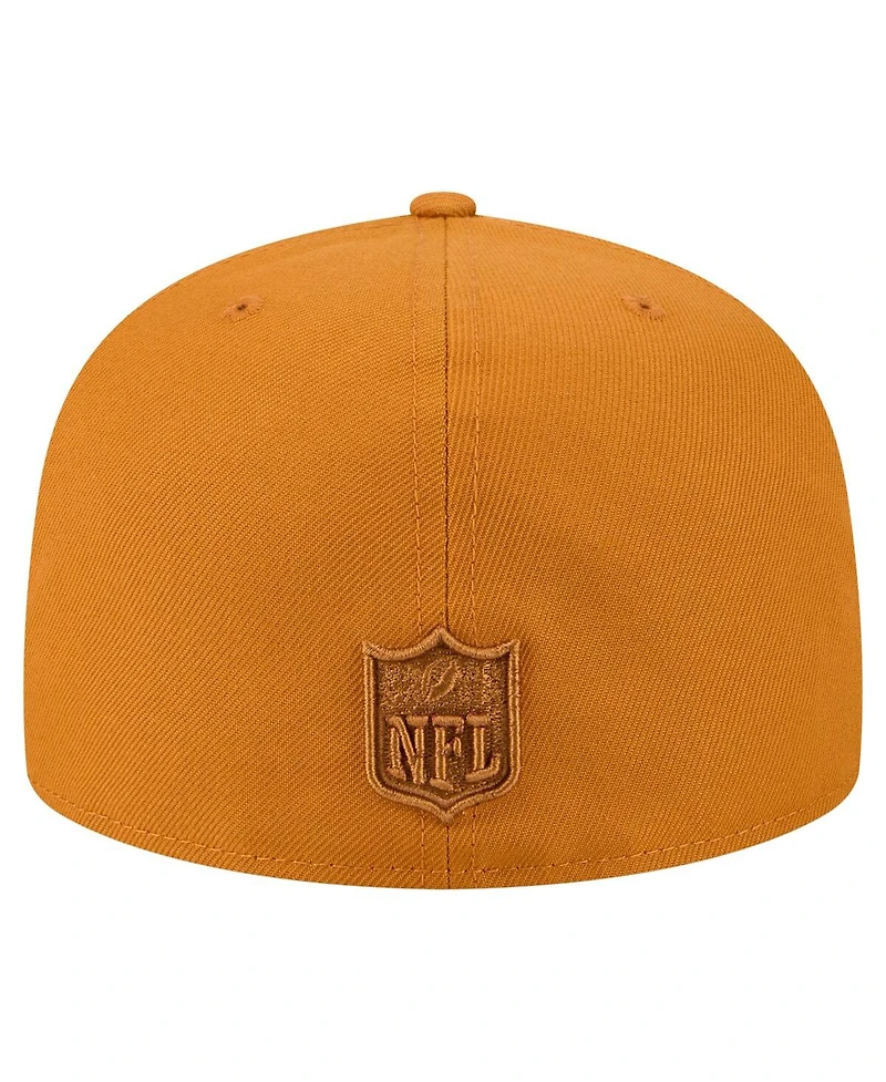 New Era Men's Brown Tennessee Titans Color Pack A-Frame 59FIFTY Fitted Hat