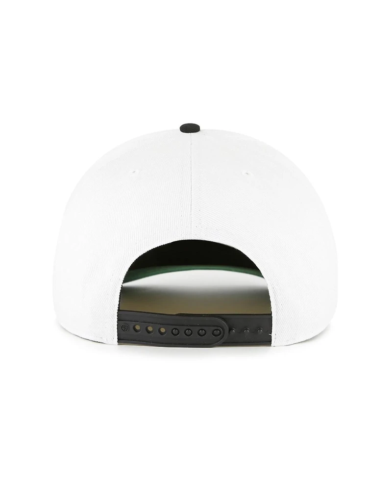 '47 Brand Big Boys and Girls White/Black Pittsburgh Steelers Prime Play Hitch Adjustable Hat