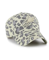 '47 Brand Women's Gray Philadelphia Eagles Bagheera Clean Up Adjustable Hat