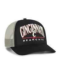 '47 Brand Men's Black Cincinnati Bearcats Arid Adjustable Trucker Hat