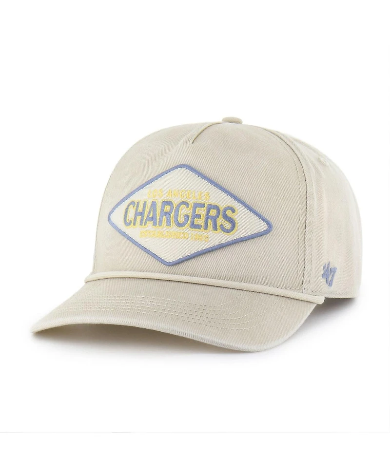 '47 Brand Men's Khaki Los Angeles Chargers Cairn Hitch Adjustable Hat