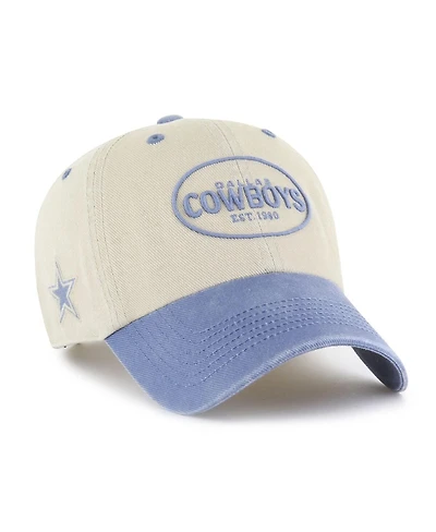 '47 Brand Men's Khaki Dallas Cowboys Breaking Trail Clean Up Adjustable Hat